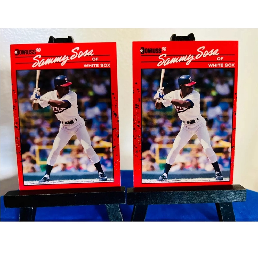 Sammy Sosa Rookie MULTIPLE ERRORS #489 Topps 1990 MINT